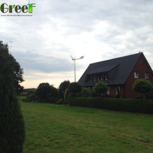 5kw Electric Rooftop High Efficiency Pitch Control Wind Turbine For Home Use