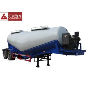 28000kg Loading Pneumatic Bulk Trailer 27m³ Volume With Weichai Diesel Engine