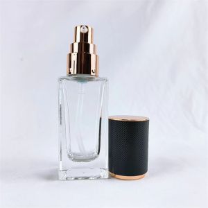 Thick Glass Foundation Serum Lotion Pump Bottle