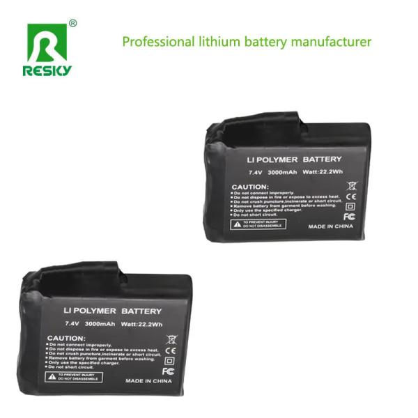 Heated Gloves Rechargeable Li-Polymer Battery 3.7V 4000mAh
