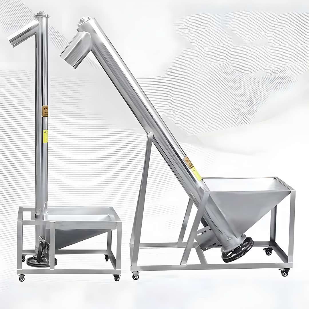 Stainless Steel Screw Feeder with 0-45 Degrees Inclination High Tensile Strength and Manual or Automatic Operation