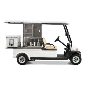 Electric Utility Golf Beverage Cart 48v Battery Power With Ice Box