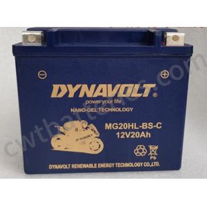 Motorcycle Nano Gel Jet Ski Batteries 12V 20Ah Dynavolt MG20HL-BS-C