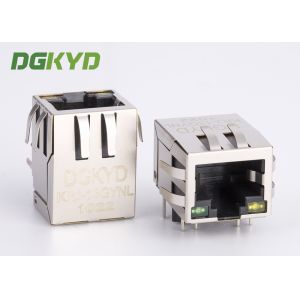 Quality 100 BASE Telecommunication RJ45 Modular Connector With Internal Transformer OEM for sale