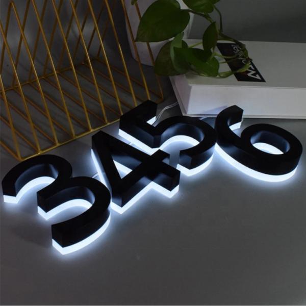 Hot Selling 3d Led Light Letter Channel Stainless Steel Luminous Letter Sign