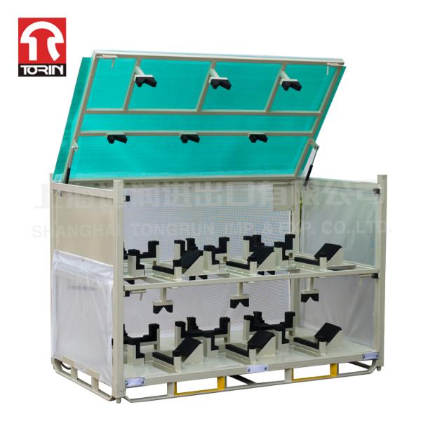 Torin DZ34 Sunroof Glass Transport Frame and Windshield Support Metal Pallet Wire Mesh Container