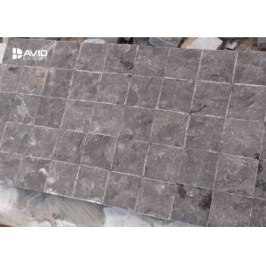 Custom Natural Limestone Tiles Brick with Honed / Chiselled Surface Treament