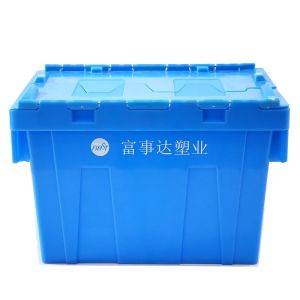 21L Recyclable Stackable Plastic Storage Crate for Books and Home Storage