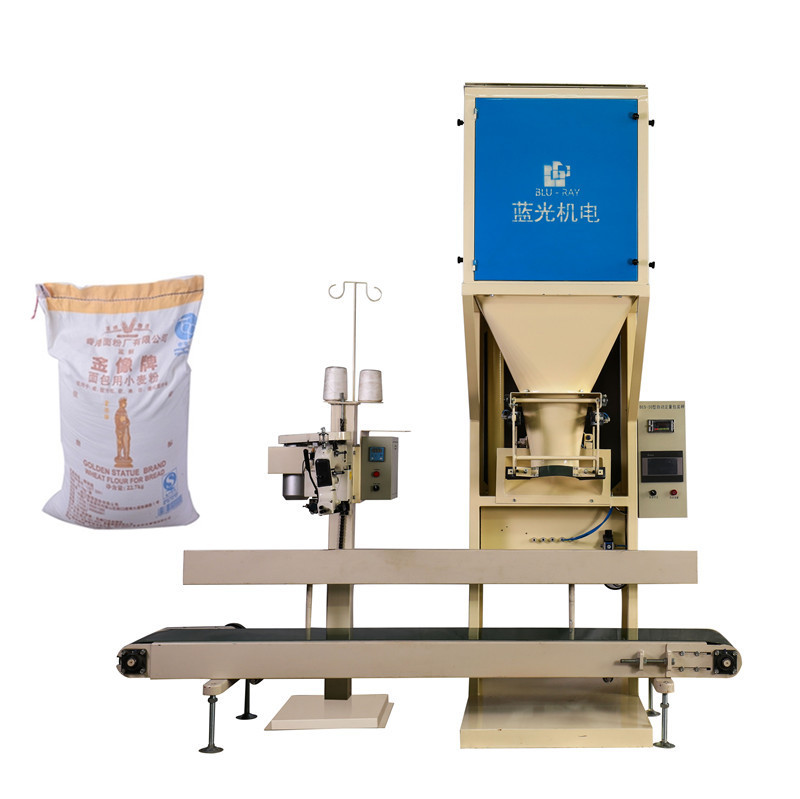 Quality 25kg Sugar Rice Wheat Corn Kernels Packing Equipment With Color Touch Screen for sale