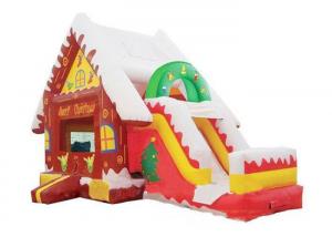 Quality Big Festival Inflatable Bounce House Slide Combo Bouncer Jumping House For Christmas for sale