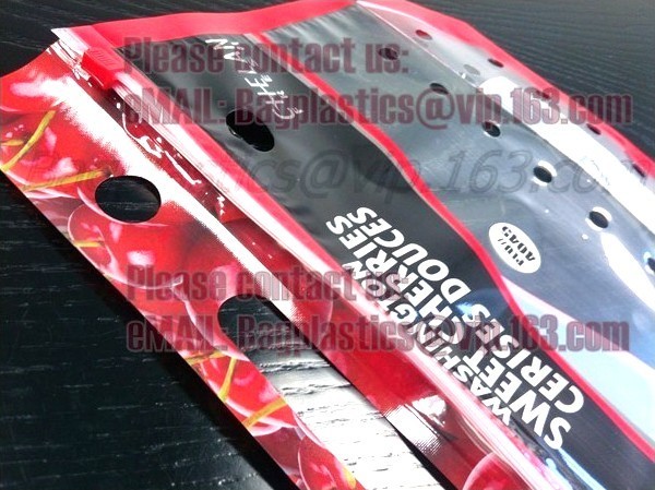 Fruit Packaging Bag for grape/cherry/fruit, Plastic Fruit Grape Cherry Vegetable