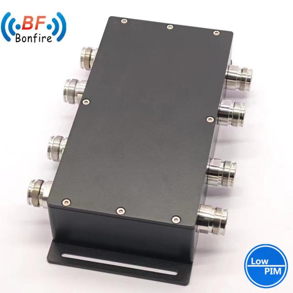 4.3-10-F/DIN-F/N-F Interface VHF RF Hybrid Combiner 698-3800MHz 4 Way Hybrid