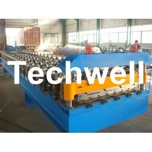 Quality Iron Metal Roof Sheet Roll Forming Machine With Manual Or Hydraulic Uncoiler for sale