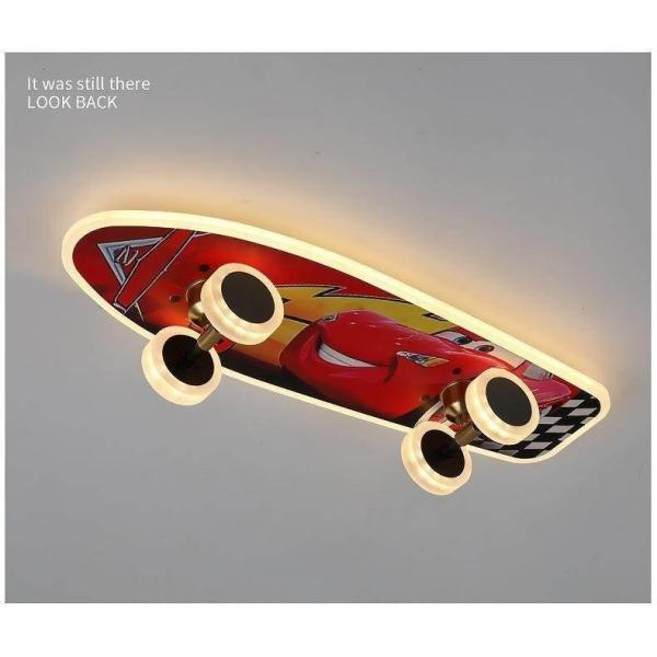 Nordic Bedroom Children'S Room Ceiling Light Cartoon Eye Protection Scooter Lamps