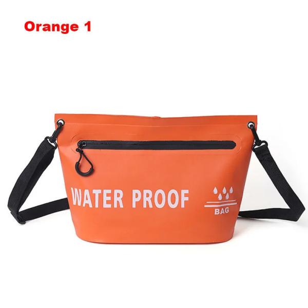 Zipper Waterproof Storage Bag Multi-Color Portable Waterproof Bag Waterproof Dry Bag Travel Handbag Pack Wash Sack Swimming Rafting Kayaking River
