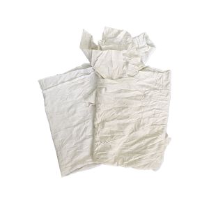 Strong Absorbency 100kg/Bale 30cm White T Shirt Rags