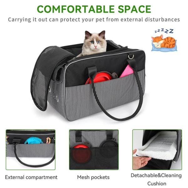 Airline Approved Breathable Mesh Custom Travel Backpack Puppy Cat Dog Travel Pet Bag