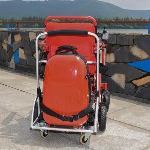 Aluminum 39.68Lb Lightweight Foldable Electric Wheelchair