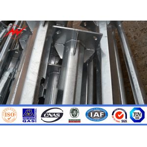 Q235 Q345 Galvanized Steel Street Lighting Pole 4m , 5m , 6m, 8m , 10m , 12m