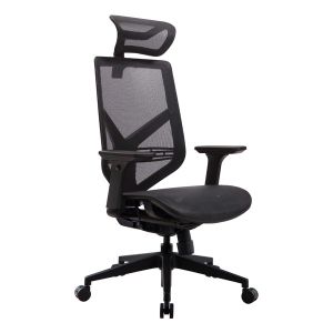 3D Lumbar Support Ergonomic Office Chair With Blade Wheels