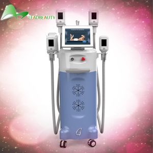 Anti-freeze cryolipolysis machine coolshaping beauty tighten 4 handles blue