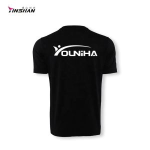 Custom Logo Printed Sports T-Shirt for Unisex Jersey Fabric Men's Outdoor