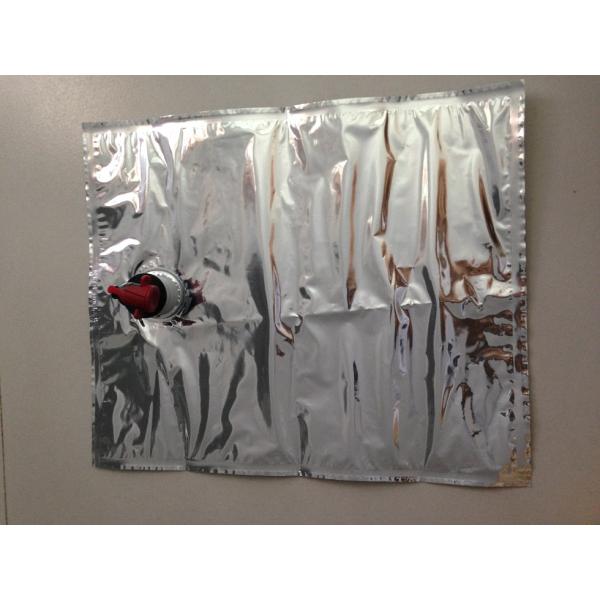 Bib Bag In Box With Tap / Spigot Or Valve For Juice / Sauce Wine / Oil / Beverage