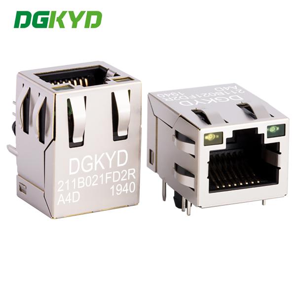 RJ45 Connector TAB-UP 100Mbps Filtering Interface Network Socket DGKYD211B021FD2