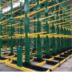 Multi Tier Structure Warehouse Cantilever Racking Boltless Assembly Custom