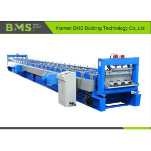 Taiwan Technology Floor Deck Roll Forming Machine With 5T Manual Decoiler