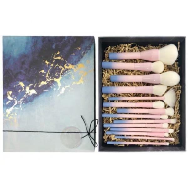 Buy Gift Packing Small Box  Custom Logo Makeup Brushes Packaging Design For Cosmetics at wholesale prices