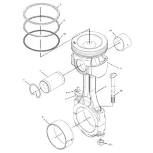 Quality 9T9912 Pump Group Piston Cylinder Liner 192-2209 Engine 9T-9912 Ring 1922209 Body A for sale