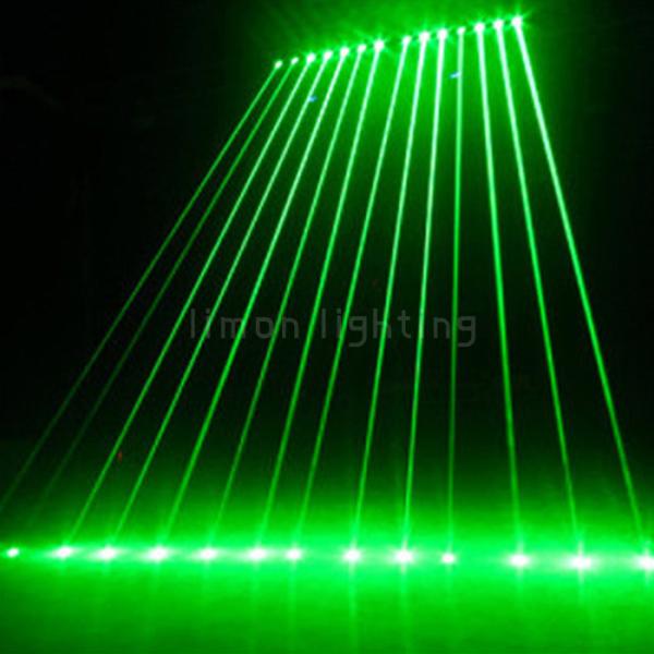Moving Head 8 Eyes Single Green DJ Club Disco Laser Bar Lights