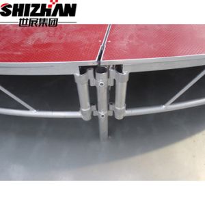 Portable Circle Stage Platform Light Removable Aluminum Stage For Trade Show