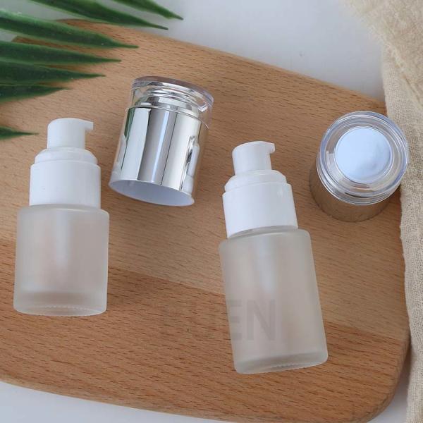 Buy Round Smooth Cosmetic Packaging Bottles 5g 10g 15g 30g 50g 80g 100g 200g Volume at wholesale prices