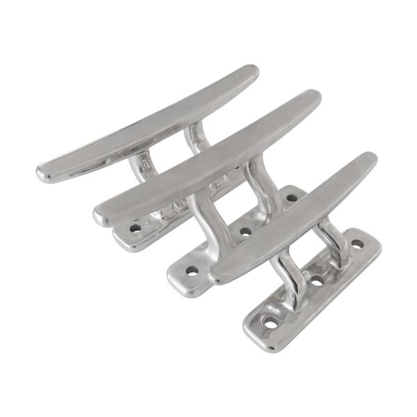 High Strength Stainless Steel Yacht Deck Cleats Custom Dock Mooring Cleats