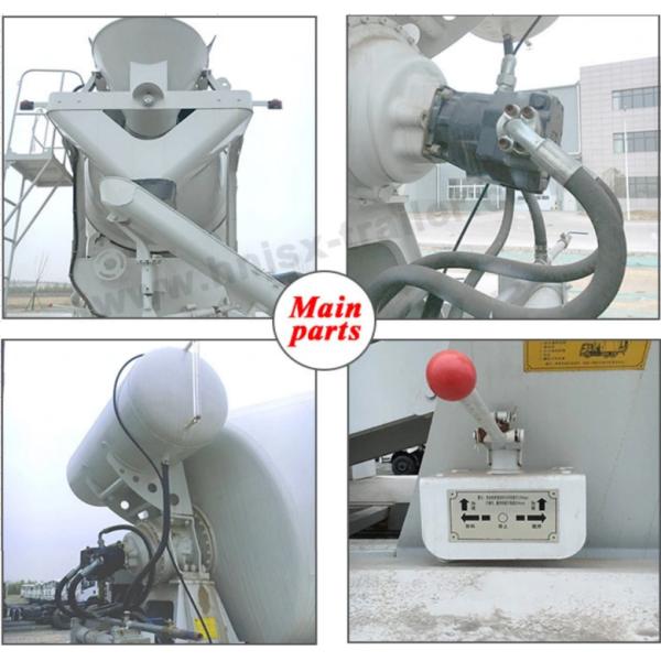 White 2016 HW76 Used Howo Mixer Truck 6*4 Second Hand Cement Mixing Lorry