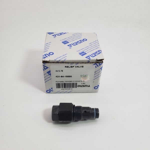 Excavator Pressure relief valve 421-64-15880 For KOMATSU WA380-3 WA470-3