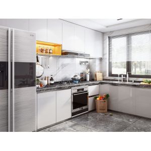 China Furniture Modern Kitchen Cabinets European Style Environmental Friendly Wall on sale