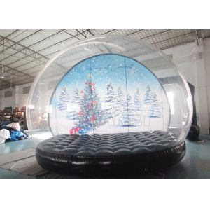Outdoor Transparent Globe Ball Photo Booth Christmas Human Size Giant Inflatable