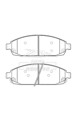 Buy Jeep Commander, Ceramic Brake Pad, D1080, 05080868AA, F at wholesale prices