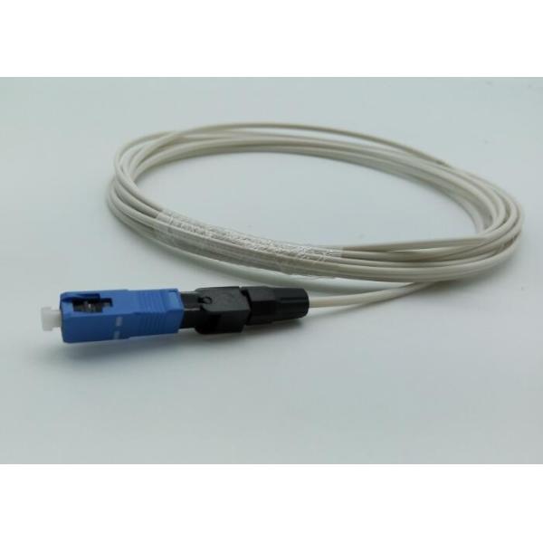 CATV Pre - Polished Fiber Connectors , Blue Field Installable Fiber Optic Connector