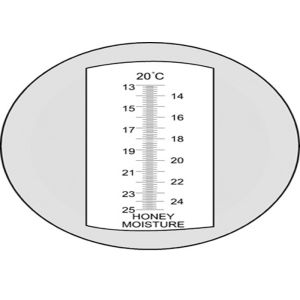RHH13-25 Hand Held Refractometer , Sugar Brix Refractometer German Optical Glass