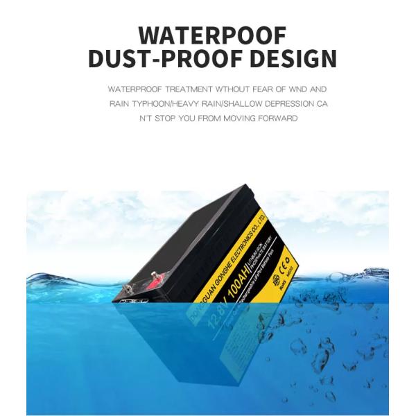 IEC 62619 Deep Cycle Lithium Ion Battery 12.8V 100Ah For Solar System