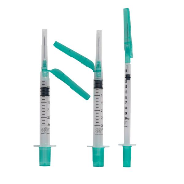 Buy SANLI Blood Gas Syringes Strong Sealability Safety Closure 3ml 23G at wholesale prices