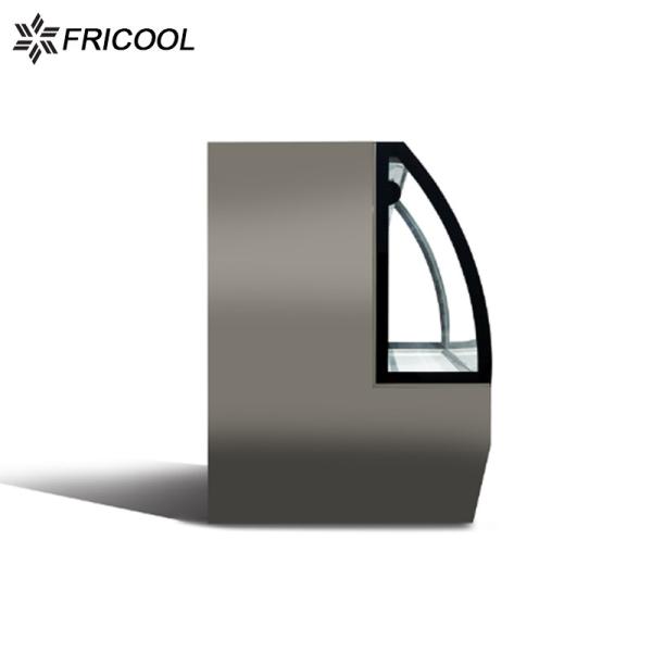 Buy Digital Bakery Cooling Showcase 12 Cu.Ft Curved Display Fridge at wholesale prices