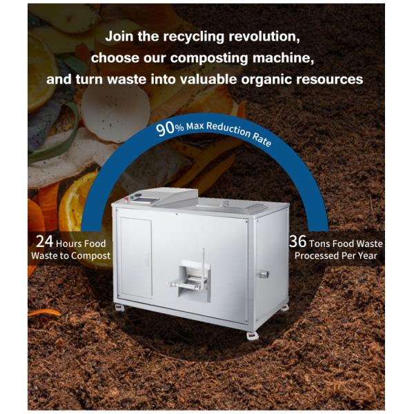 Food Compost Machine Kitchen Garbage Disposal Commercial Food Waste Disposer