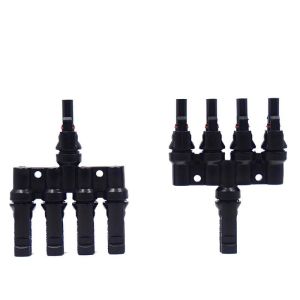 PPO PV-MDY3 ip67 1000v 30a UL94-V0 Solar Photovoltaic T-Connector