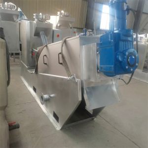 Stainless Steel Screw Press Sludge Dewatering Machine Integrated Thickening