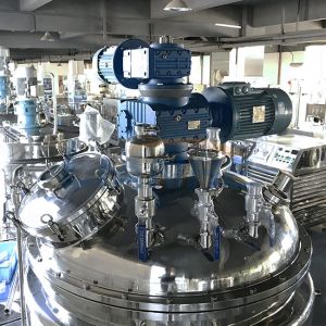 1500L Two Way Mixing Vacuum Emulsifier Mixer For Mayonnaise Ointment Cream